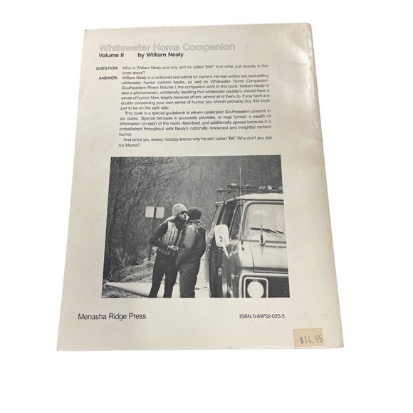 Whitewater Home Companion Vol 2 Southeastern Rivers William Nealy Cartoon Canoe - Picture 2 of 4